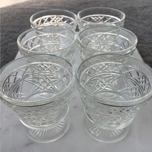 Elegant Glass Dessert Bowls Set